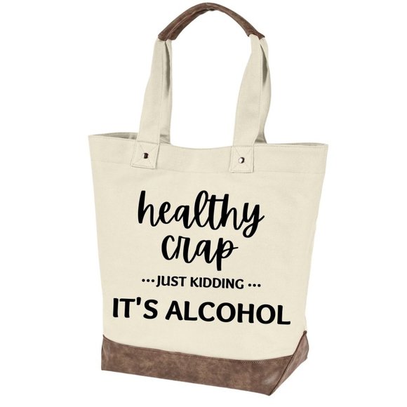 Healthy crap quality canvas tote by Authentic pigment - Picture 1 of 5